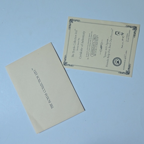 Vintage Boyds Collection Doll Lynne 14" Porcelain #4821V - Picture 3 of 6